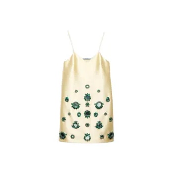 PRADA Slip Dresses Women's Beige