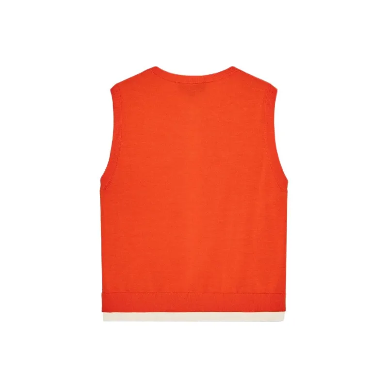 ZARA Tank Tops Women's Orange-1