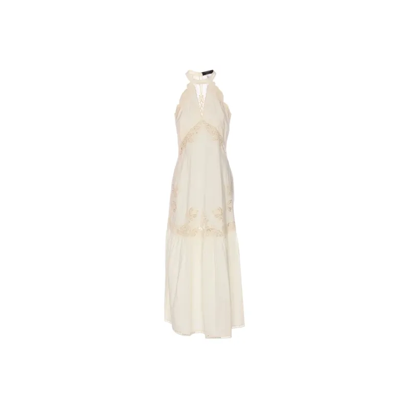 Twinset Lace detailed Maxi Dress-0