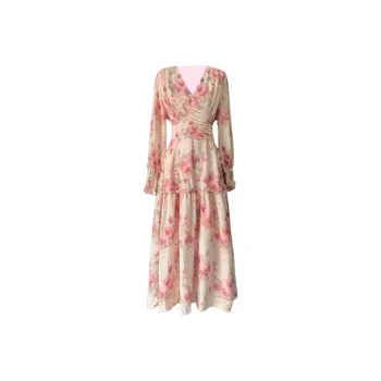COVT Long Sleeved Dress Women's Pink