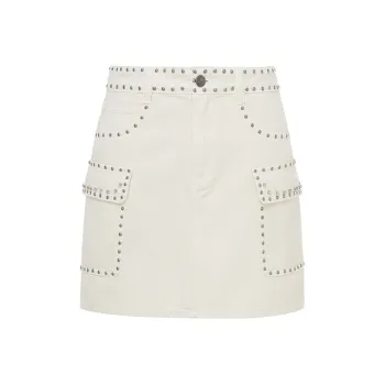 D'zzit Casual Short Skirts Women's Light Yellow
