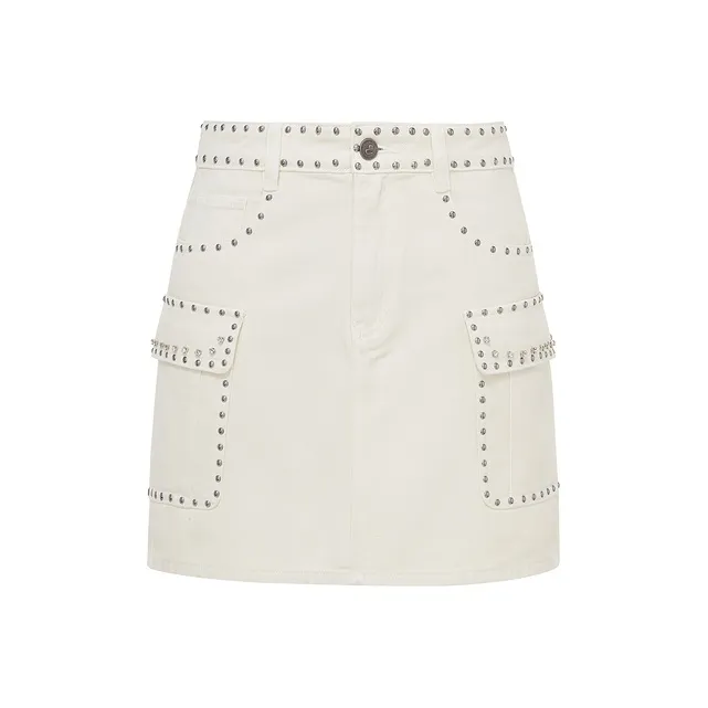 D'zzit Casual Short Skirts Women's Light Yellow-0