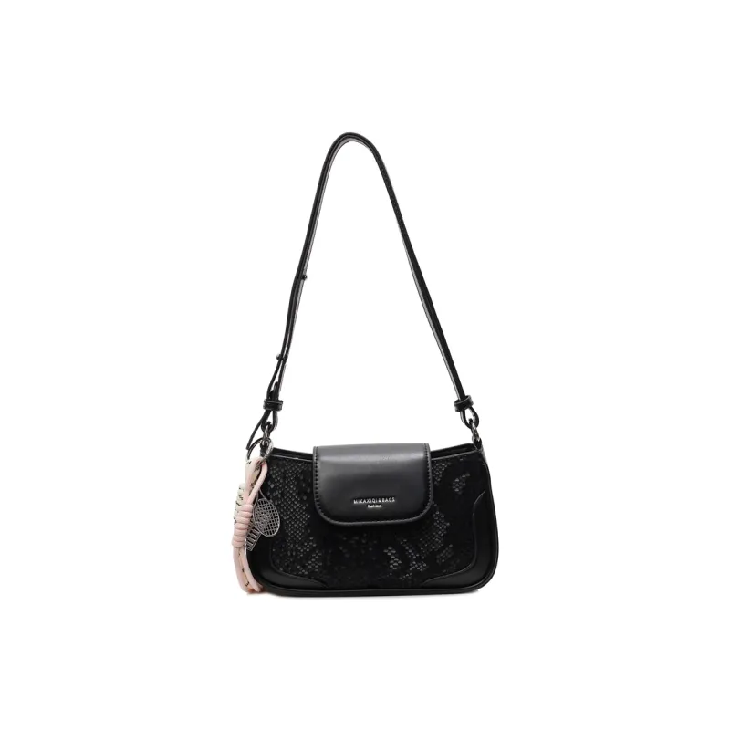 TOUTSEUL YOLO PU Shoulder Bag Regular Women's Ecru/Silver/Black/Pink-20