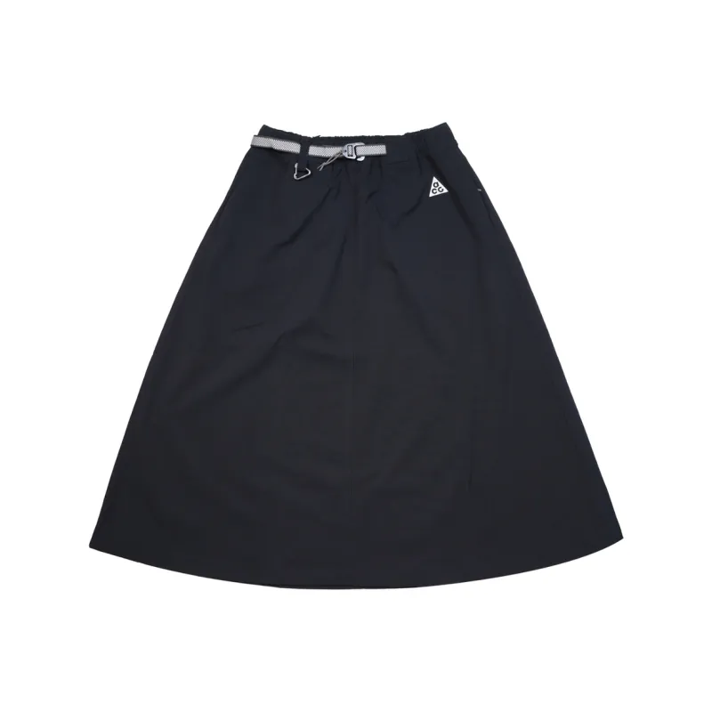 Nike ACG Casual Long Skirts Women's Black-0