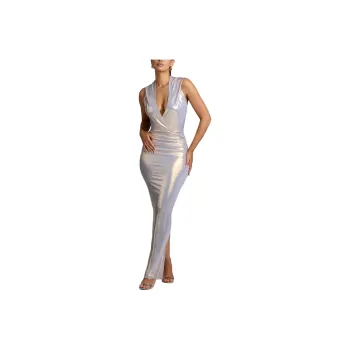 OH POLLY DALILA Sleeveless Dress Women's Light Gold/Light Gold