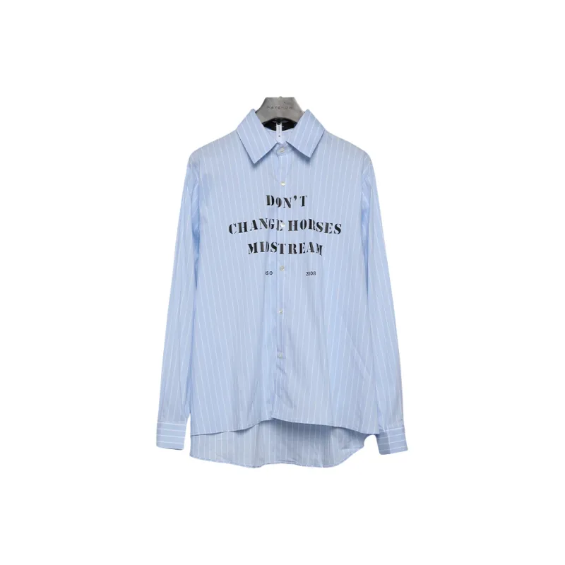 RAYSHOW Shirts Men Blue-0