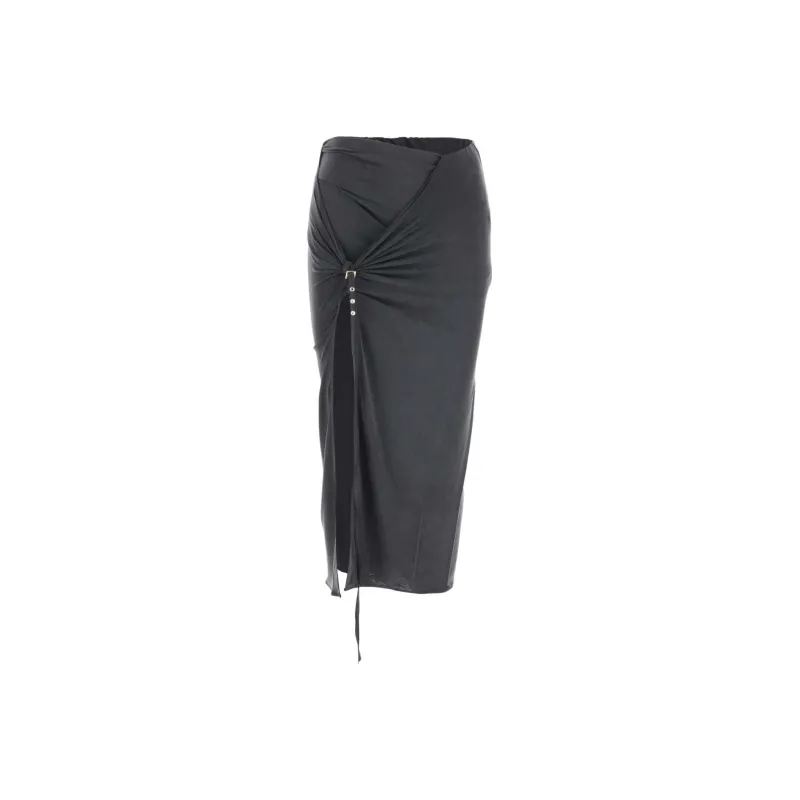 Jacquemus La Jupe Pareo Croissant Midi Skirt-0