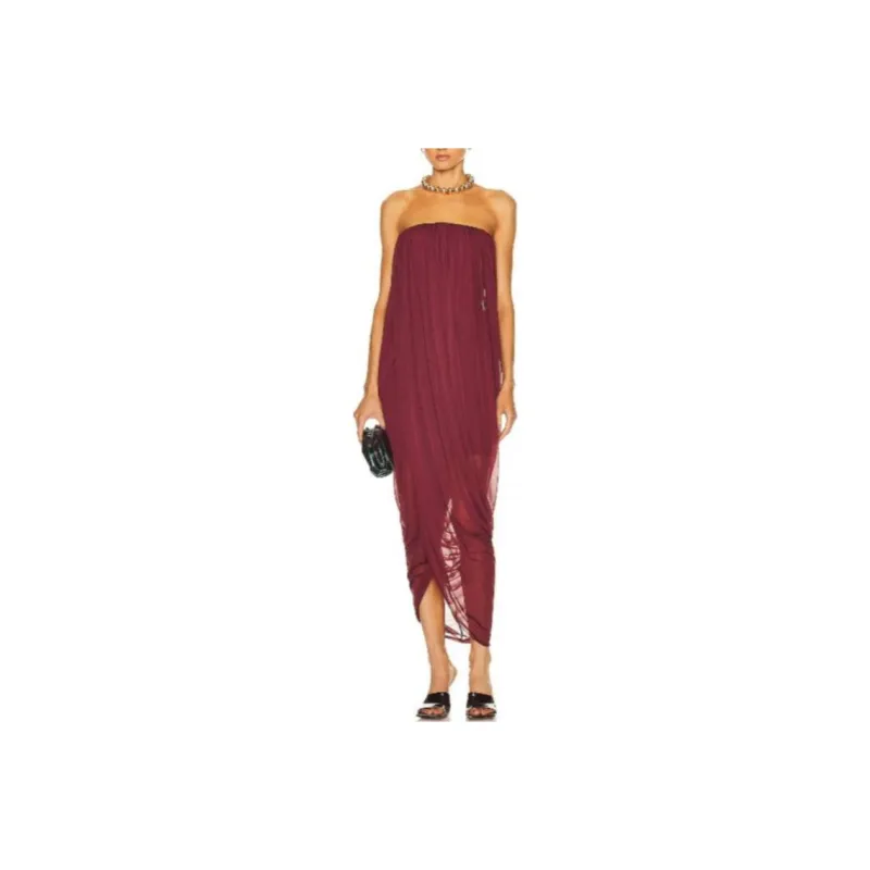 Burberry Sleeveless Dress Women's Red-0