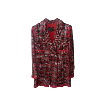 CHANEL Jumpsuits Women's Red