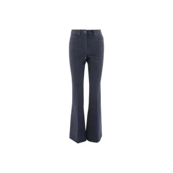 GIORGIO ARMANI Denim Collection Stretched Flared Trousers