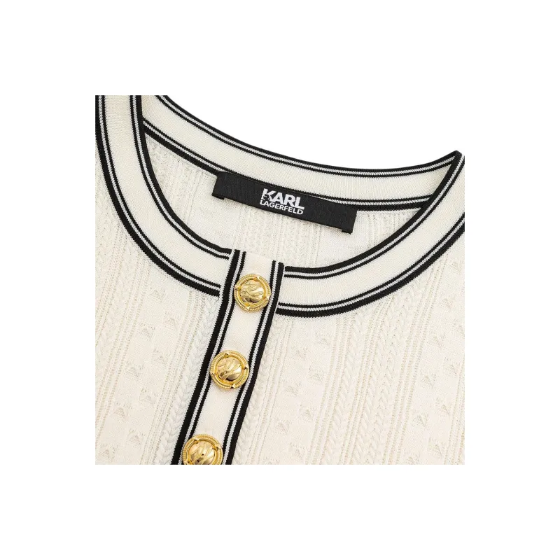 KARL LAGERFELD SS25 Knitwear Women's Ecru-2