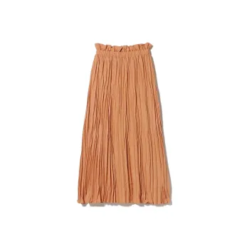 Beams Casual Long Skirts Women's Orange