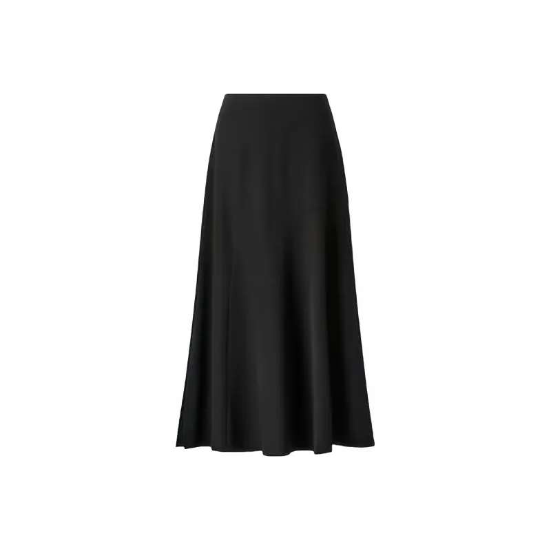 UNIQLO Casual Long Skirts Women's Black-0