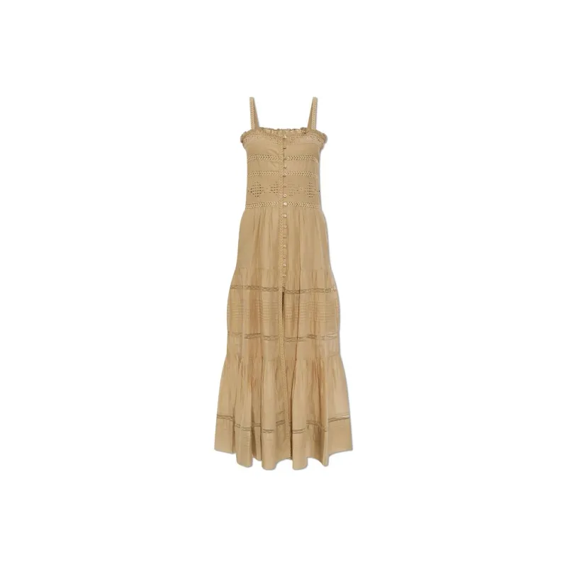 ISABEL MARANT ETOILE Divine Gathered Sleeveless Dress-0