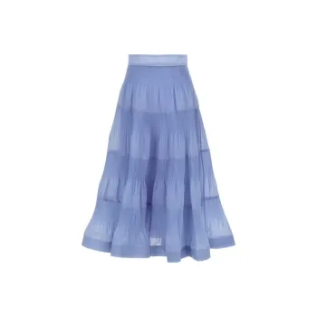 Zimmermann Pleated Midi Skirt