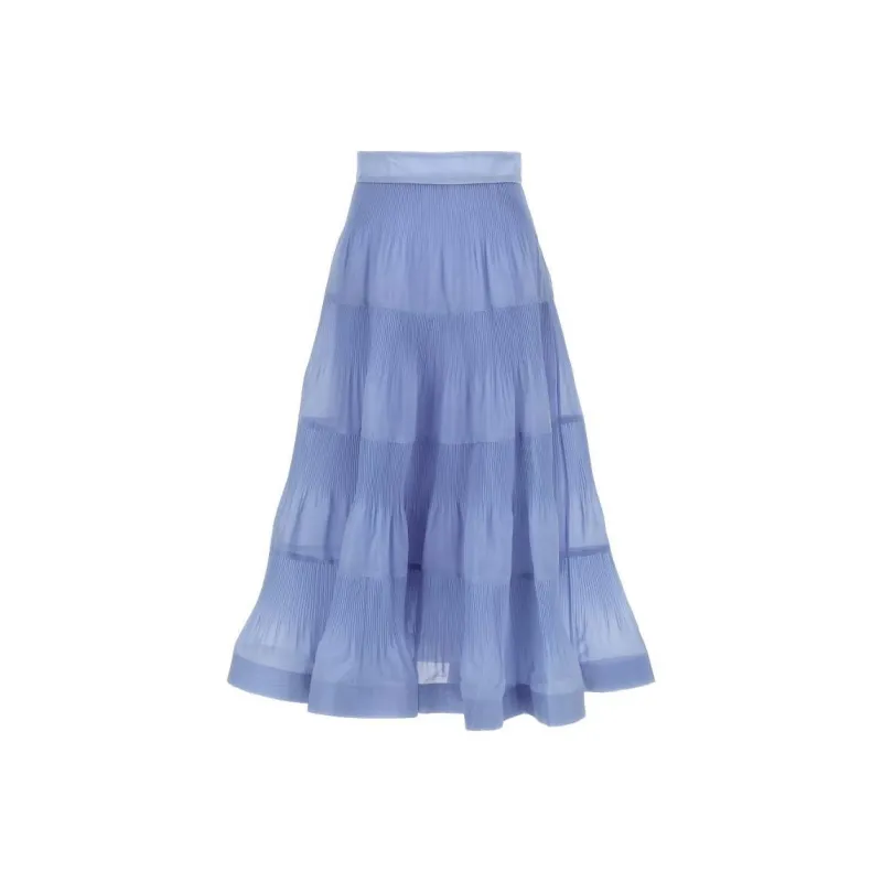 Zimmermann Pleated Midi Skirt-0