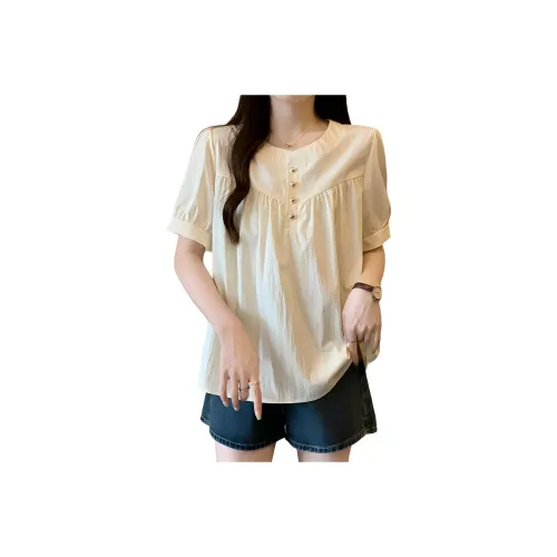 XIANSINIAO Puff Sleeve T Shirt Women's