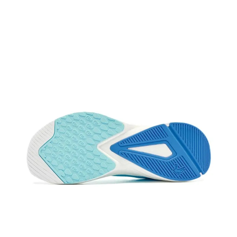 QIAODAN Speed 3LITE Running Shoes Men Low Top Jordan White Bay Blue-4