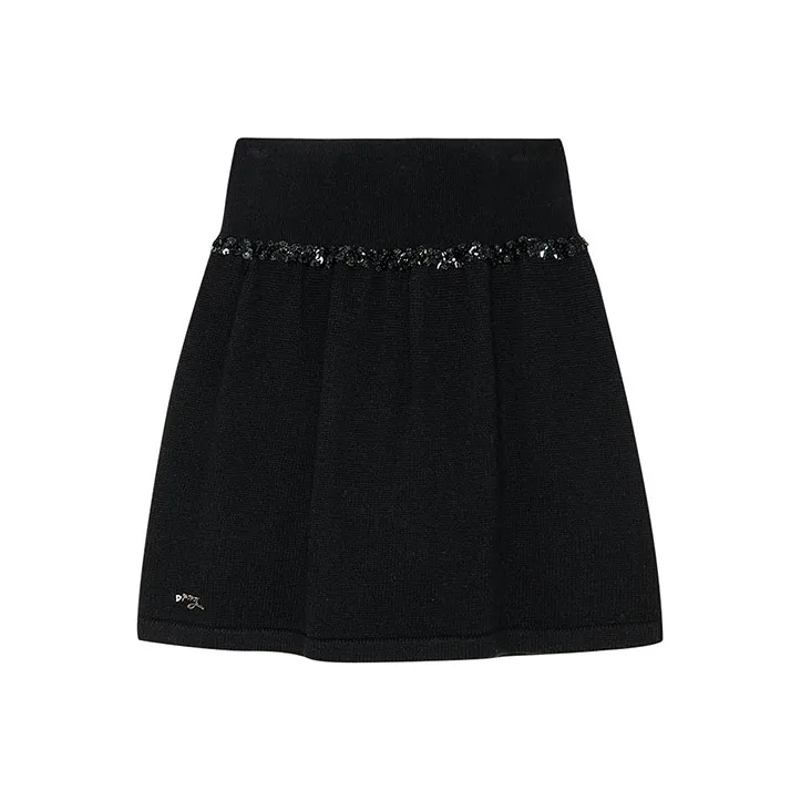 DKNY Casual Short Skirts Women's Black-0