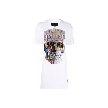 PHILIPP PLEIN Skull print Short sleeve T shirt