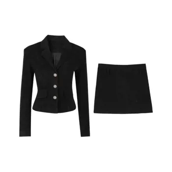 PLAY BUSH Skirt Set Women's Black