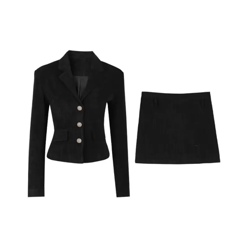 PLAY BUSH Skirt Set Women's Black-0