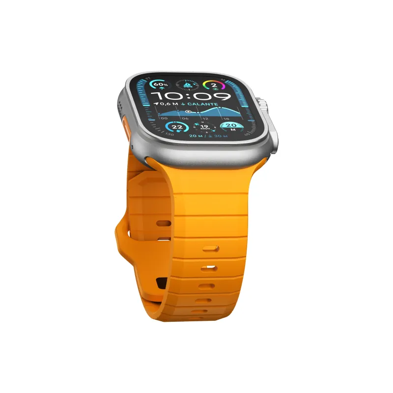 Watchbond Watch Band Apple Compatibility Fluoroelastomer Material-19
