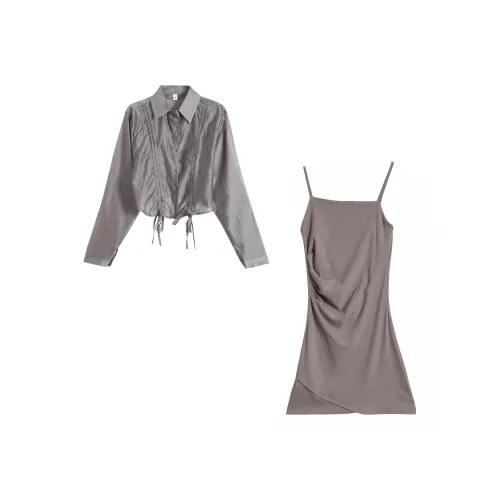 ONE PASS STUDIO Skirt Set Women's Brown