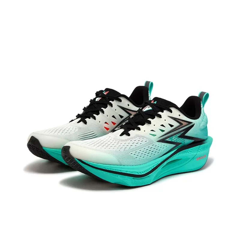 361° Flame 3 ET Cushioning Abrasion Resistant Breathable Slip Resistant Low Top Running Shoes Unisex Glass Blue-2