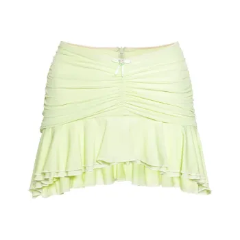 Misbhv Ruffled Draped Mini Skirt