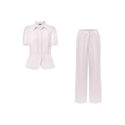DIFFIE RIEGER Casual Suit Women's White