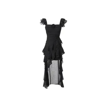 TASTILY Sleeveless Dress Women's Black