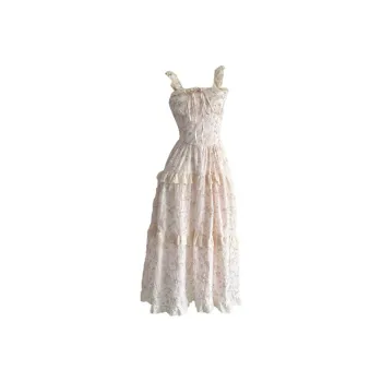 Qiuerle Slip Dress Women's White