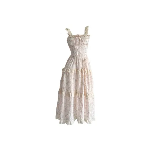 Qiuerle Slip Dress Women's White