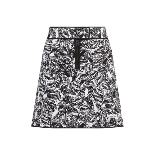 DIOR Casual Short Skirts Women's Black