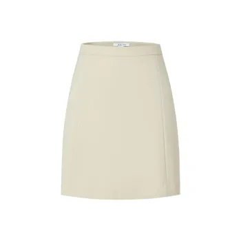 JZ. ANNAKRO Casual Short Skirts Women's Beige Coffee