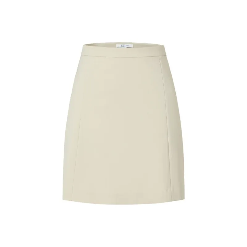 JZ. ANNAKRO Casual Short Skirts Women's Beige Coffee-0