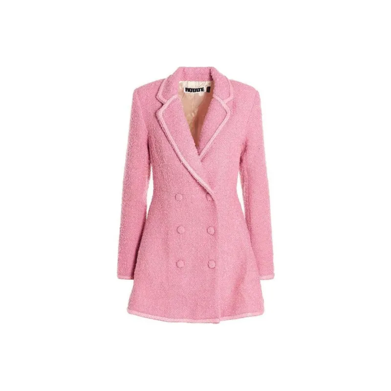 Rotate Long-Sleeved Dresses Women's Pink-0