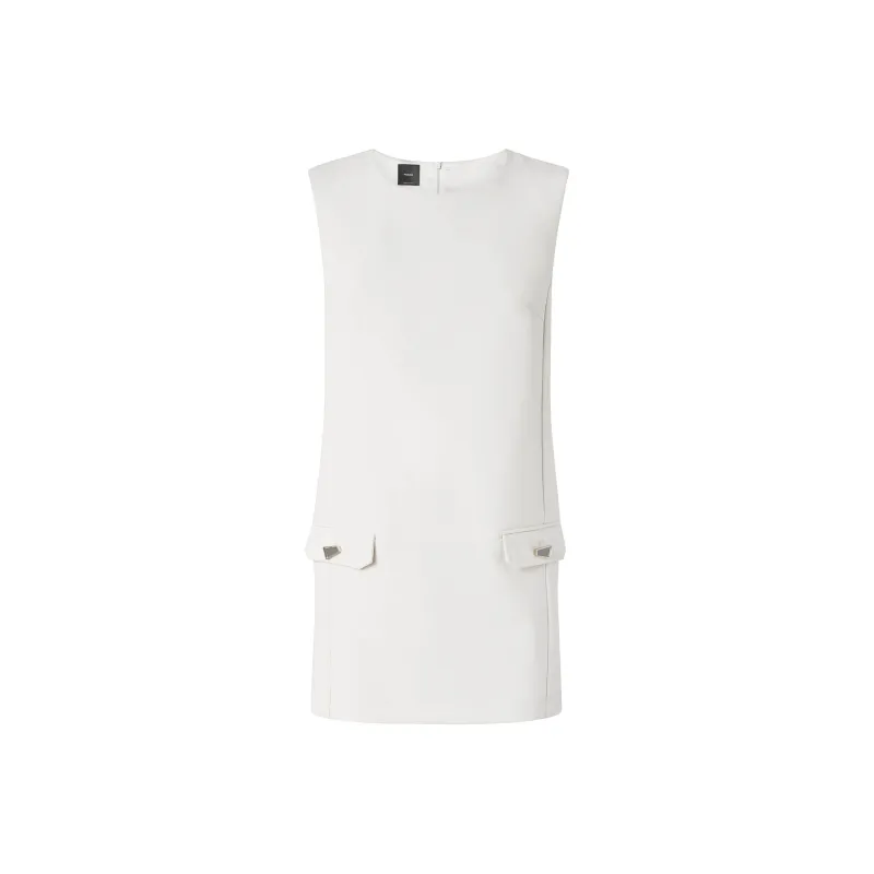 PINKO Front Flaps Sleeveless Short Dress-0