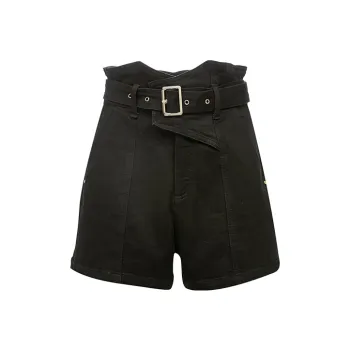 ONLY Denim Shorts Women's Black Denim