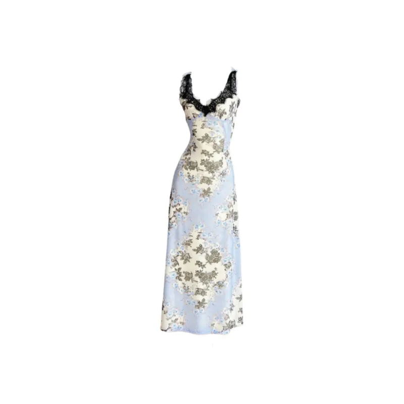 BEAUTIFUL CONFESSION Slip Dress Women's Blue-0