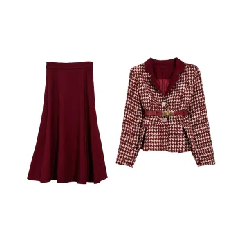 Icicofficial Two Piece Skirt Sets Women's