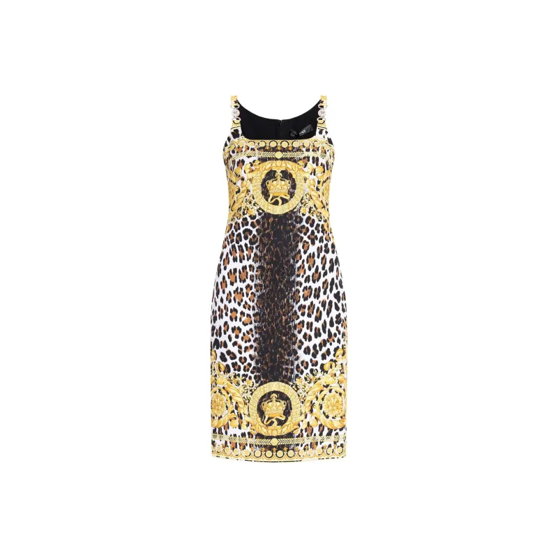 VERSACE Pattern Printed Sleeveless Dress-0