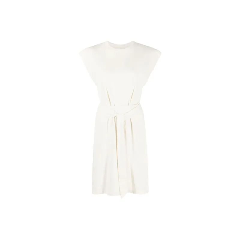 VINCE Tied Waist Mini Dress-0