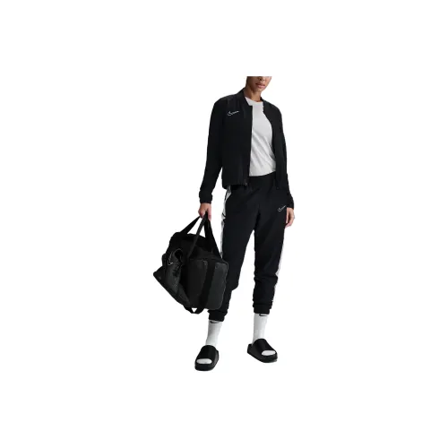 Nike AcademyDri Fit Tuta Da Calcio In Tessuto Swoosh Casual Suit Women's Set Black/White