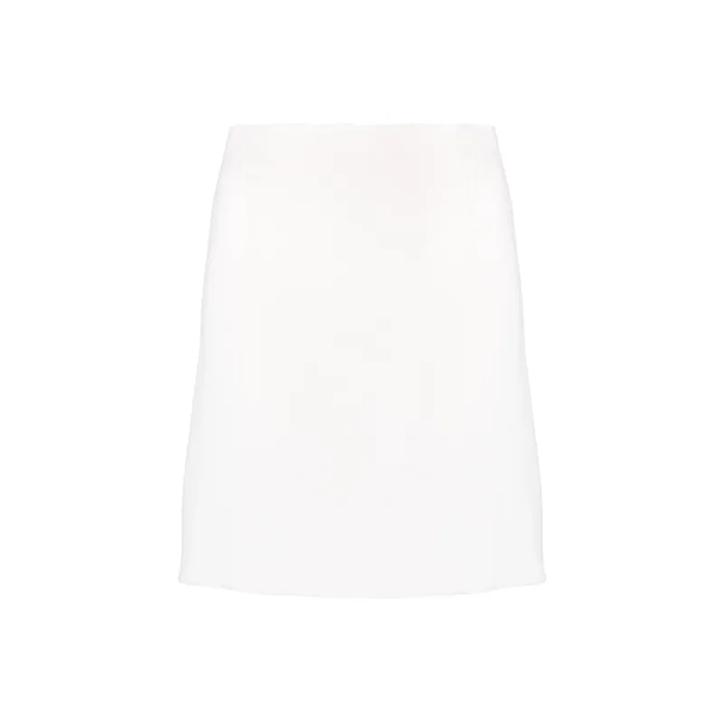 PAROSH Casual Short Skirts Women's Ivory-0