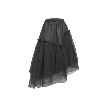 TAMMY TANGS Casual Long Skirts Women's Gray