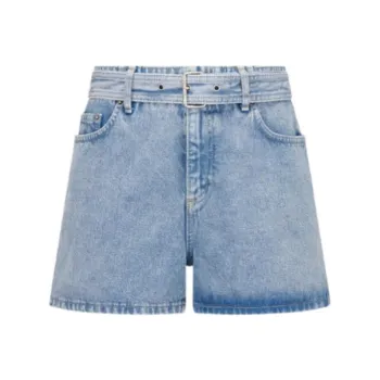 DIOR Quarterly New Products Denim Shorts Women's Blue