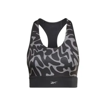 Reebok Run Bra - AOP Sports Underwear Women's Black