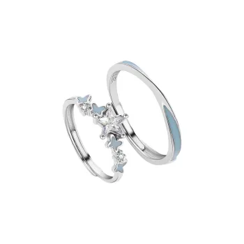 QUIET LOVE 999 Fine Silver Rings Unisex